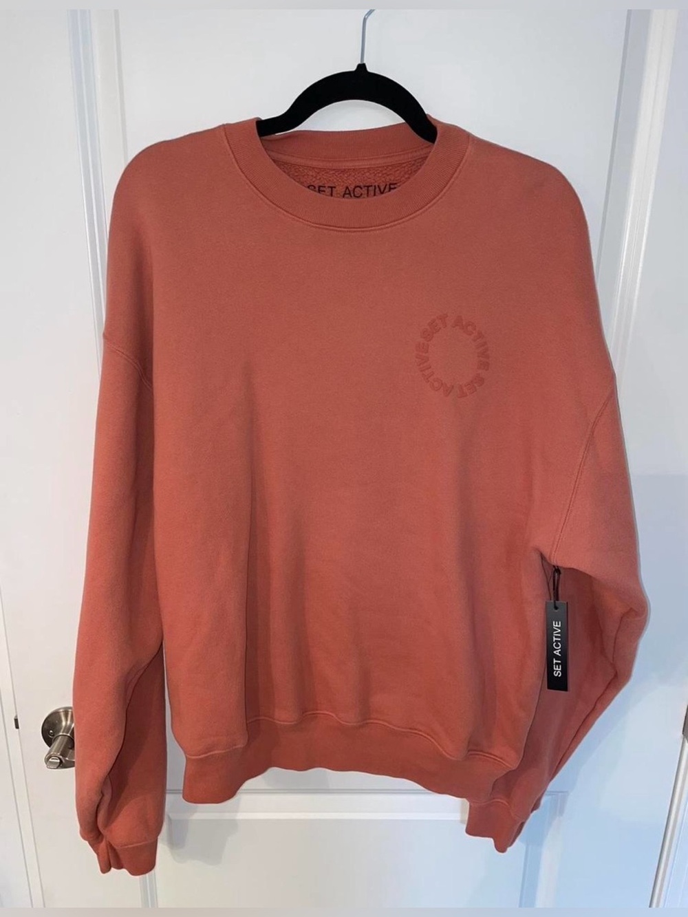 NWT SET Active Cotton Crewneck